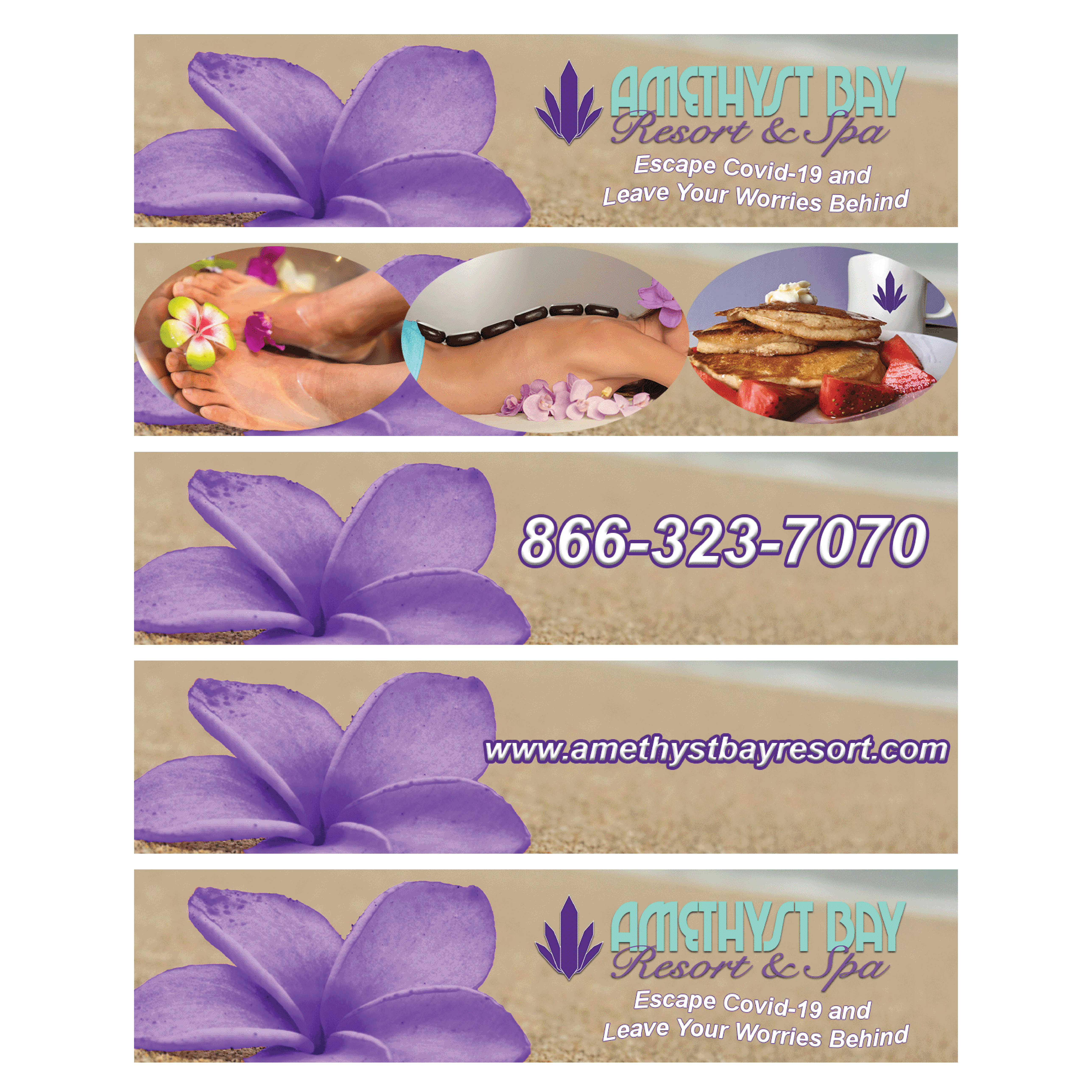 Web Banner Ad for Amethyst Bay
