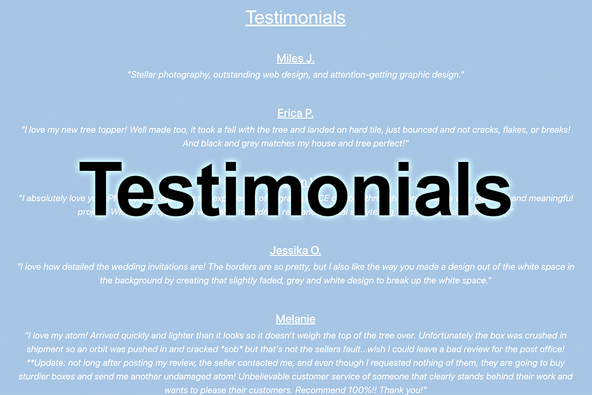 Testimonials Image and Link